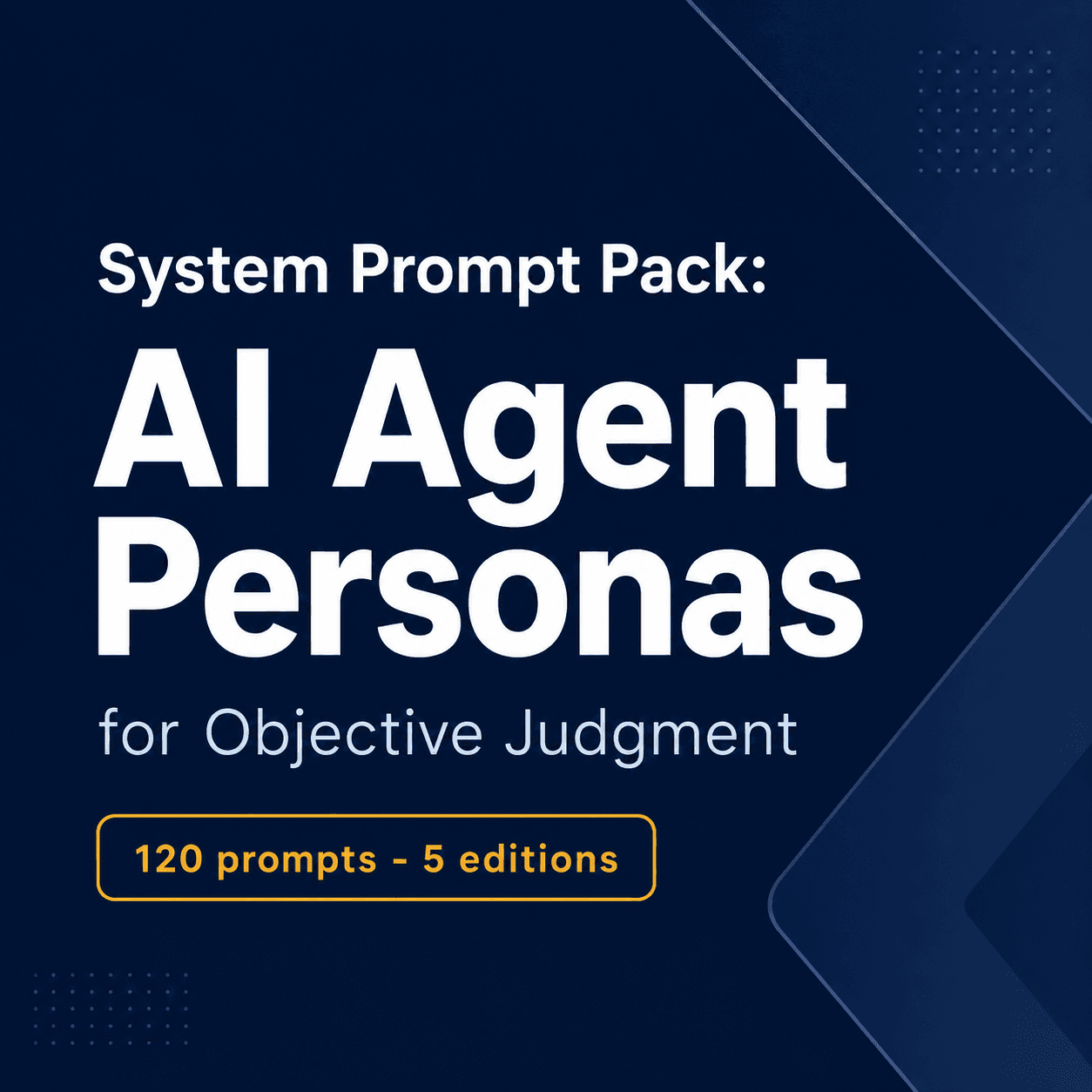 Production AI Agent System Prompts for Objective Judgment