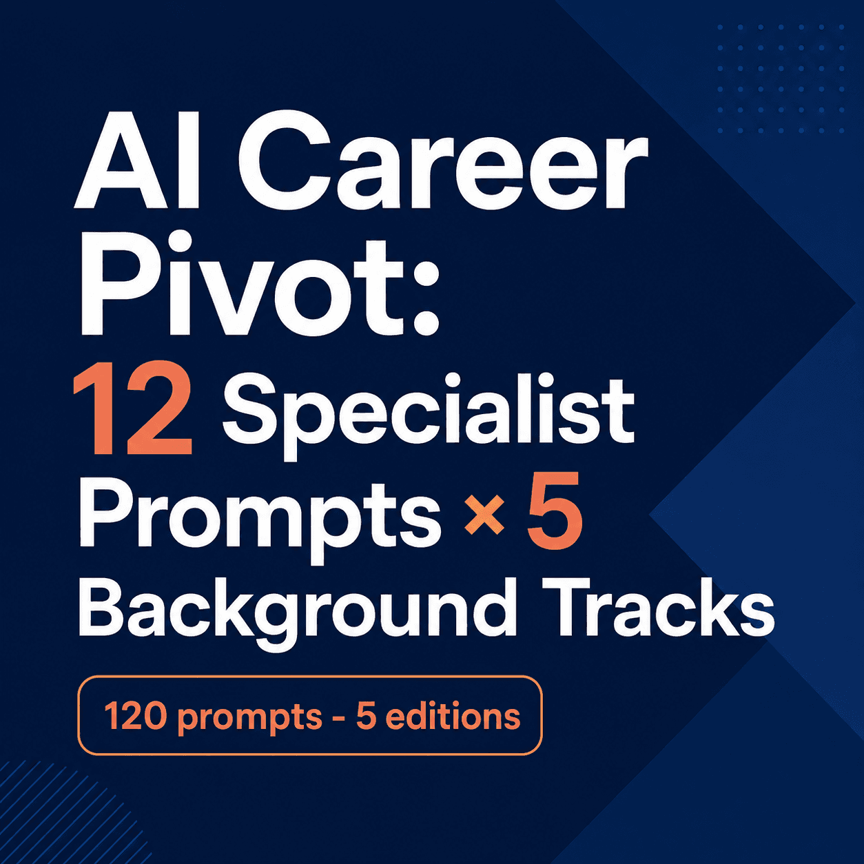 AI Career Pivot: 60 Prompts for Mid-Career Professionals
