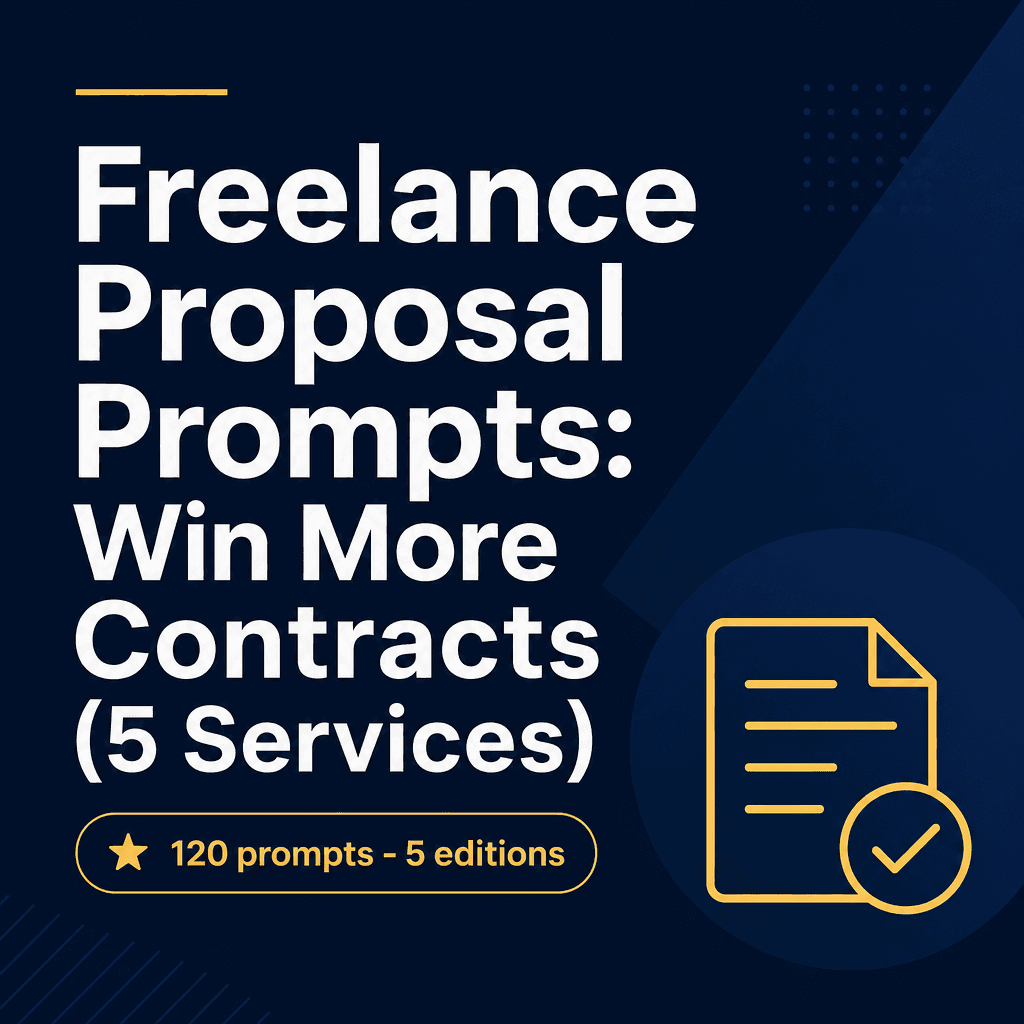 Win Freelance Contracts: 25 Proposal Prompts