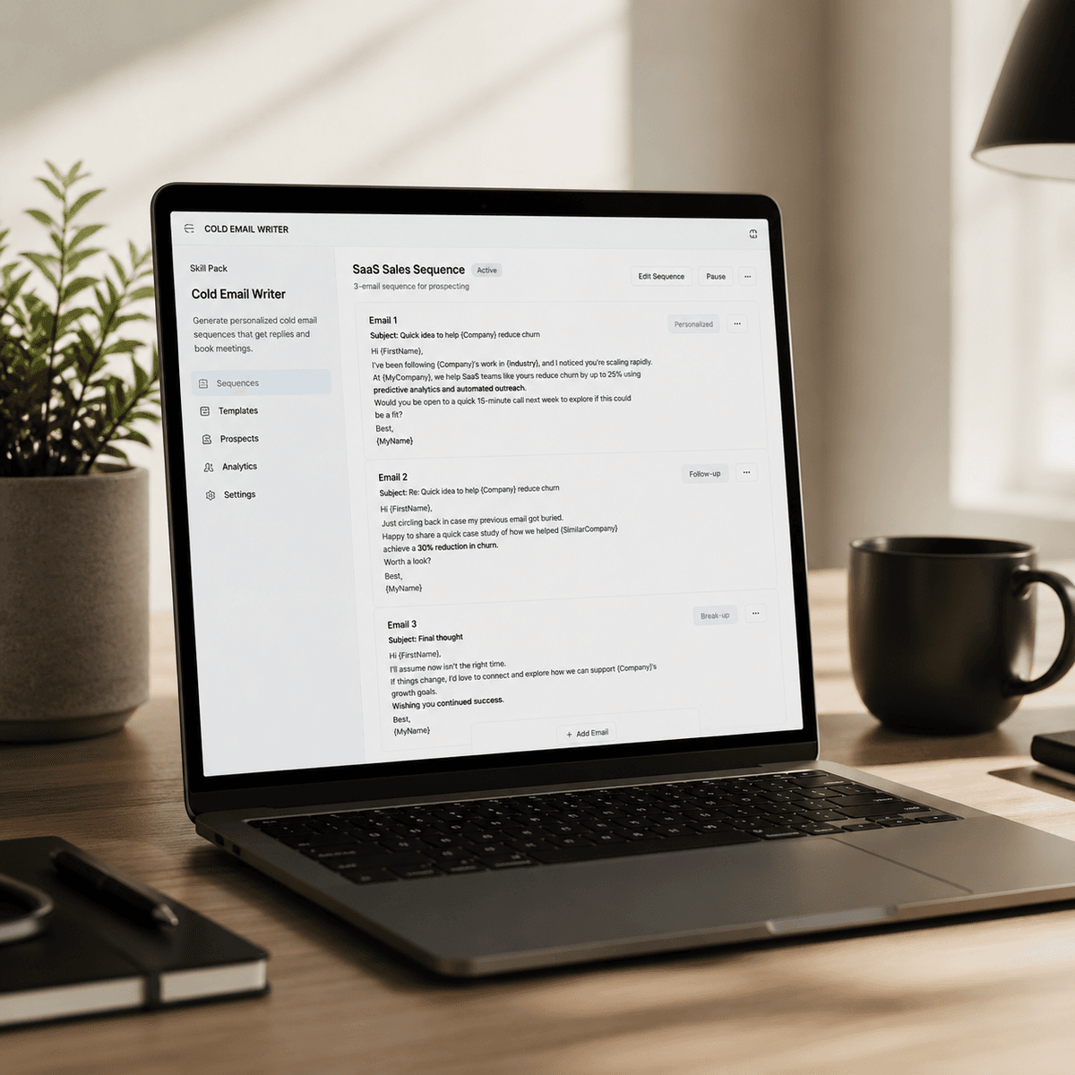 Domain-Specific Cold Email Writer Tool