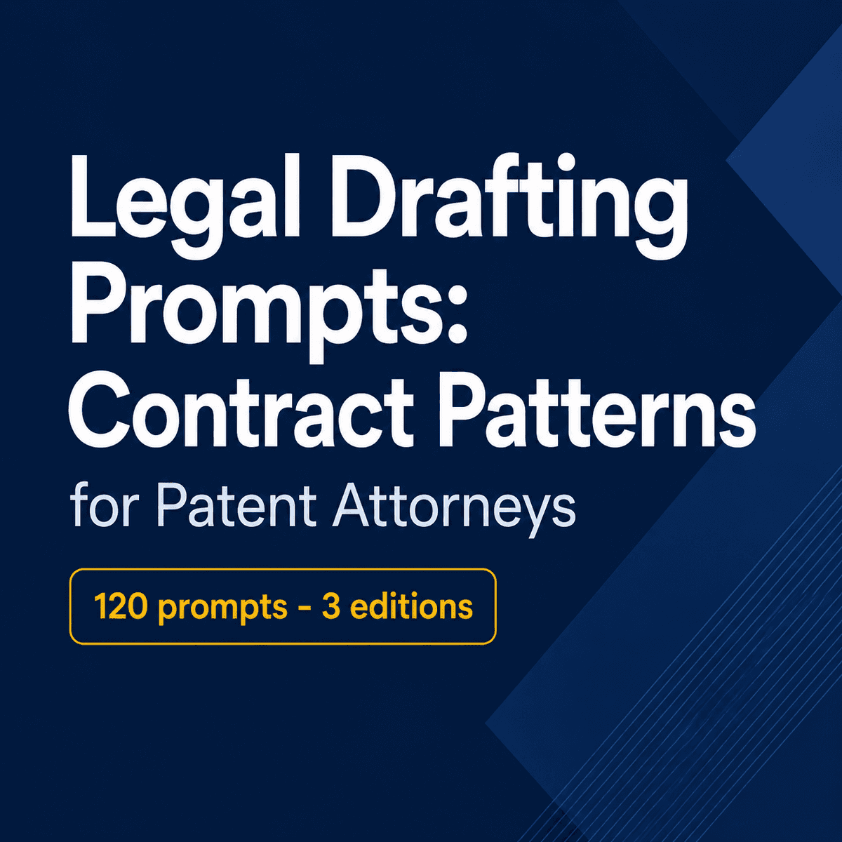 Patent Attorney Contract Drafting Prompts & Templates