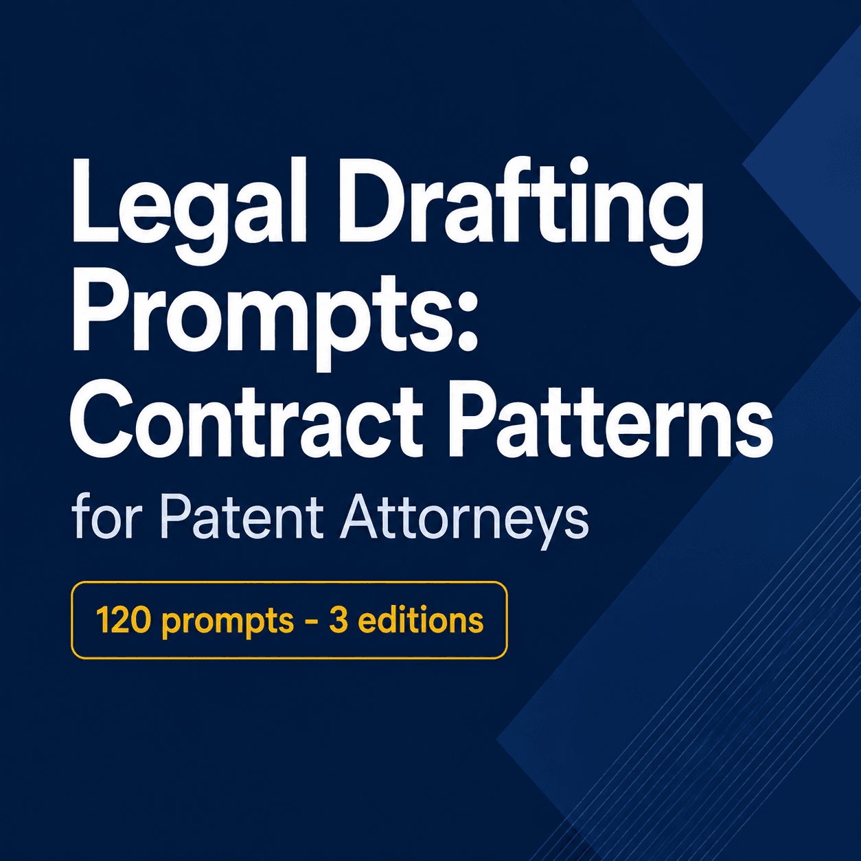 Patent Attorney Contract Drafting Prompts & Templates