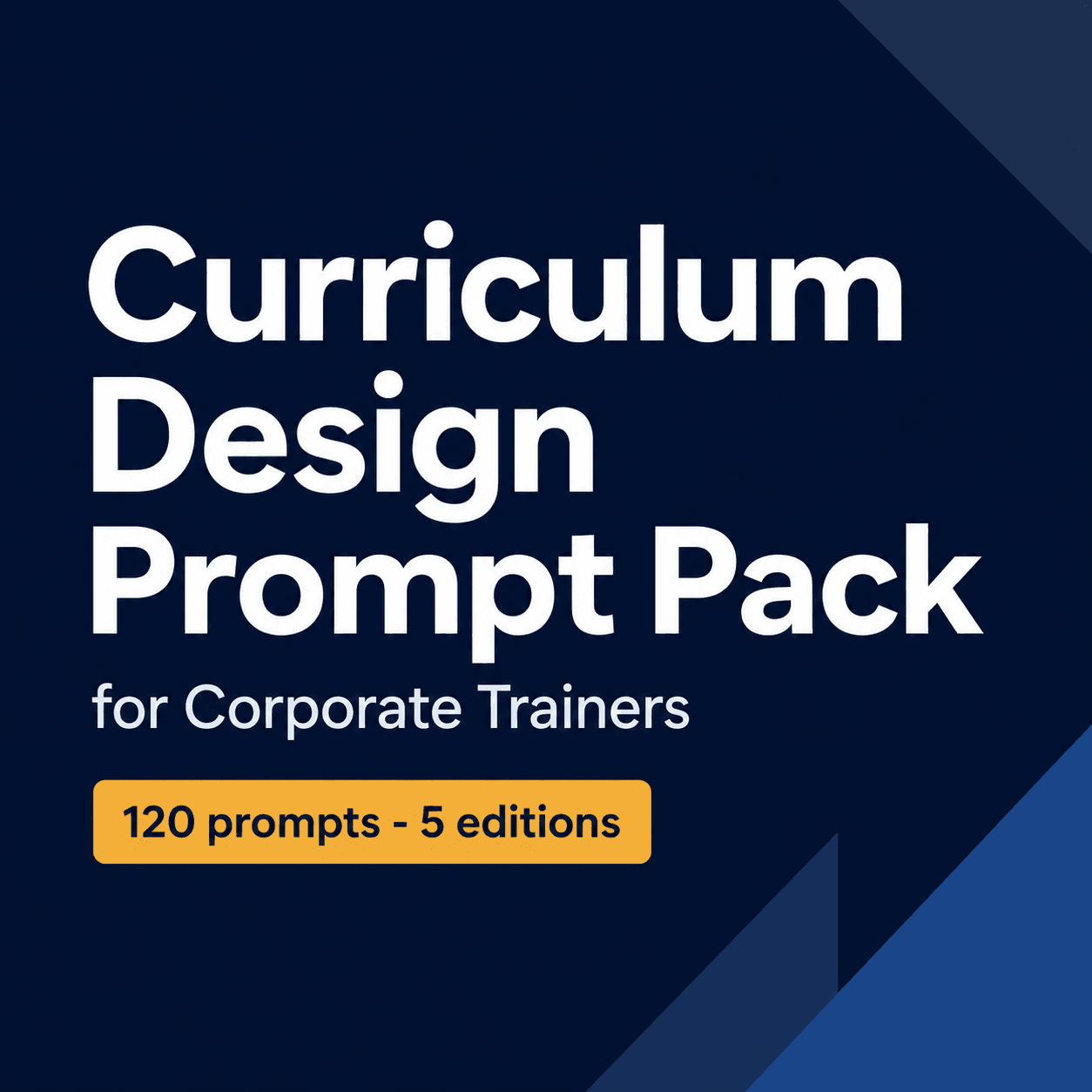 Design Corporate Training Programs: 6 Prompts