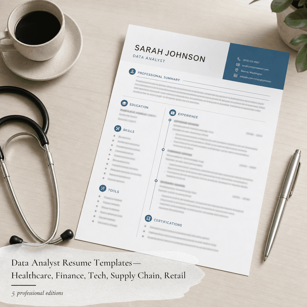 Data Analyst Resume Templates Across 5 Industries
