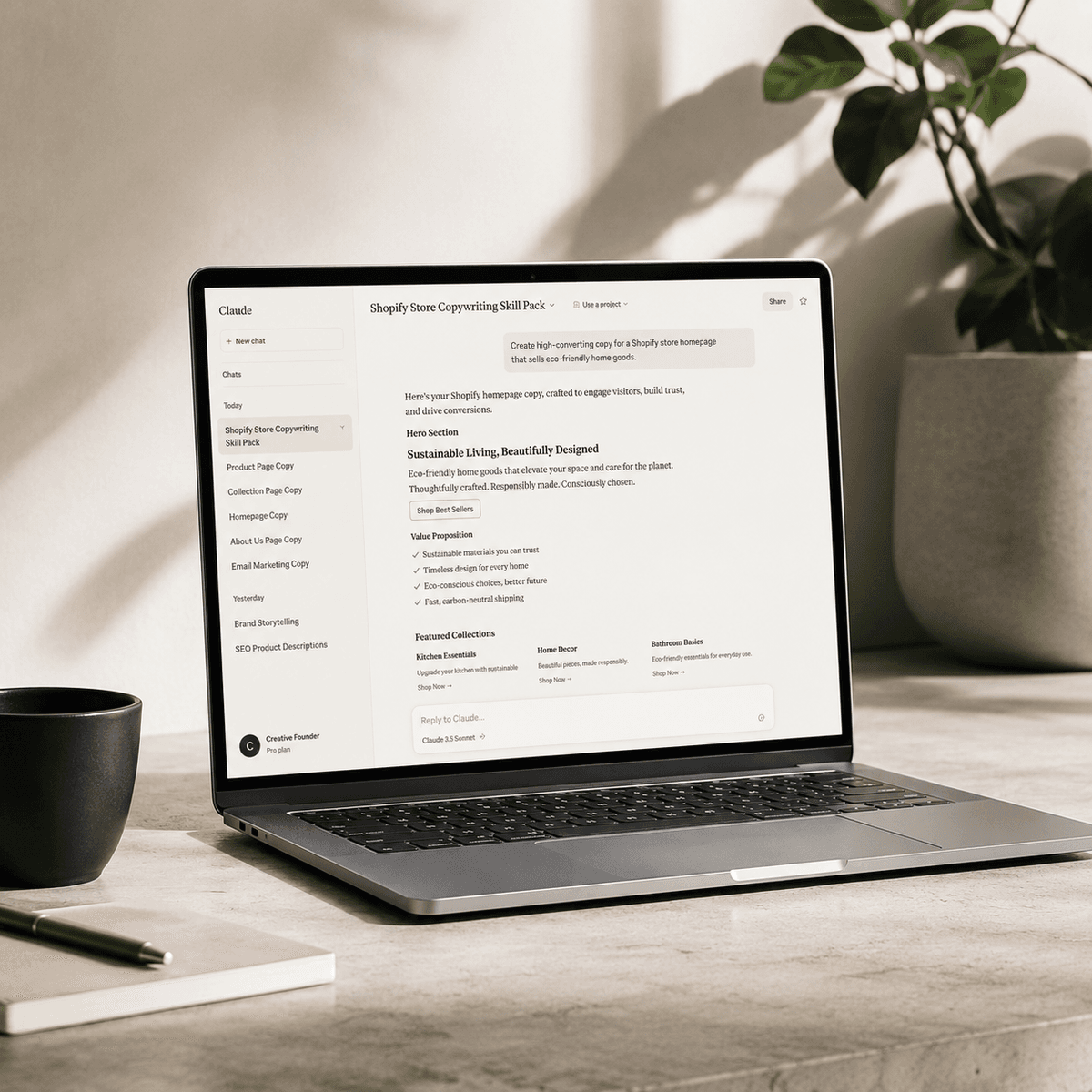 Shopify Store Copywriting Skill Pack