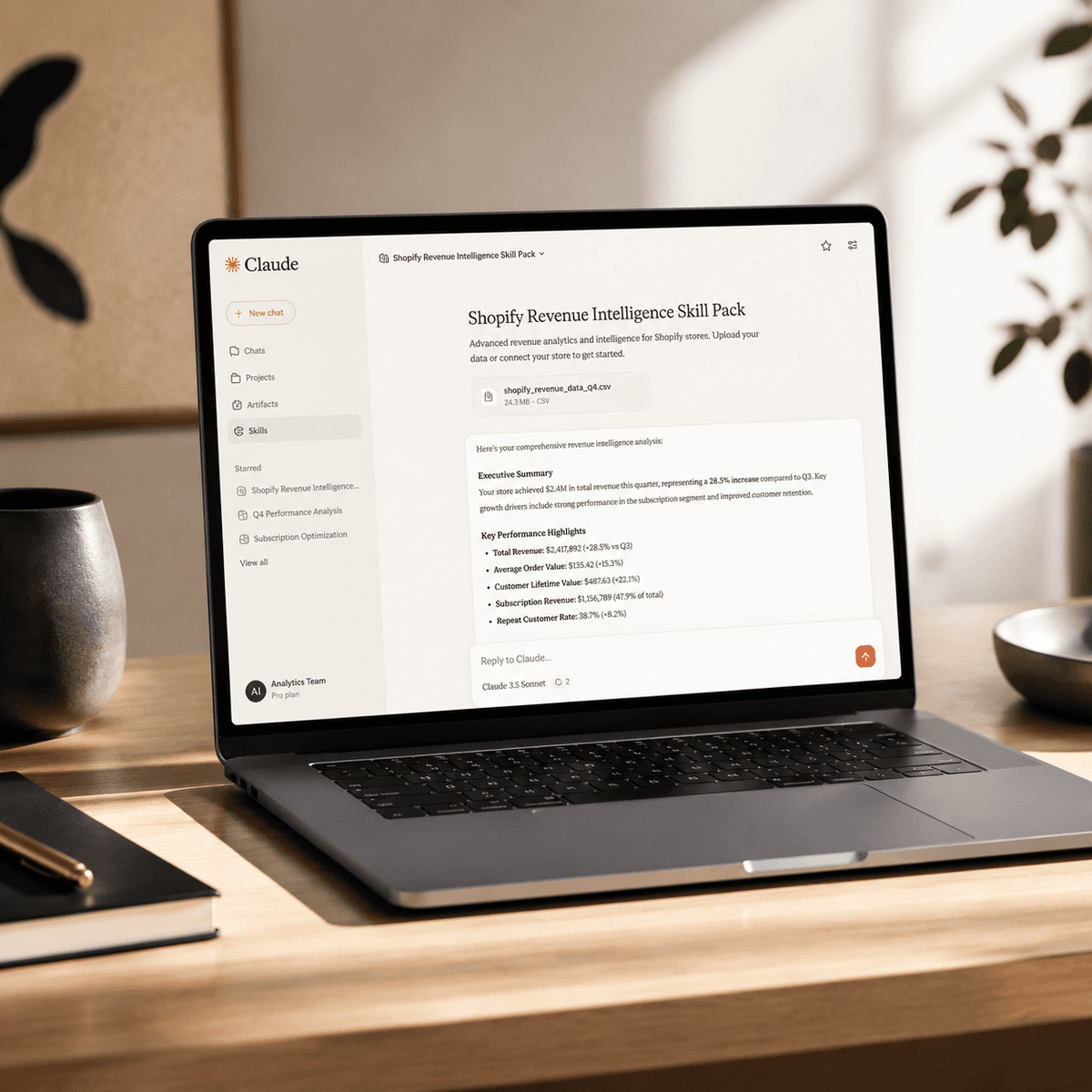 Shopify Revenue Intelligence Skill Pack