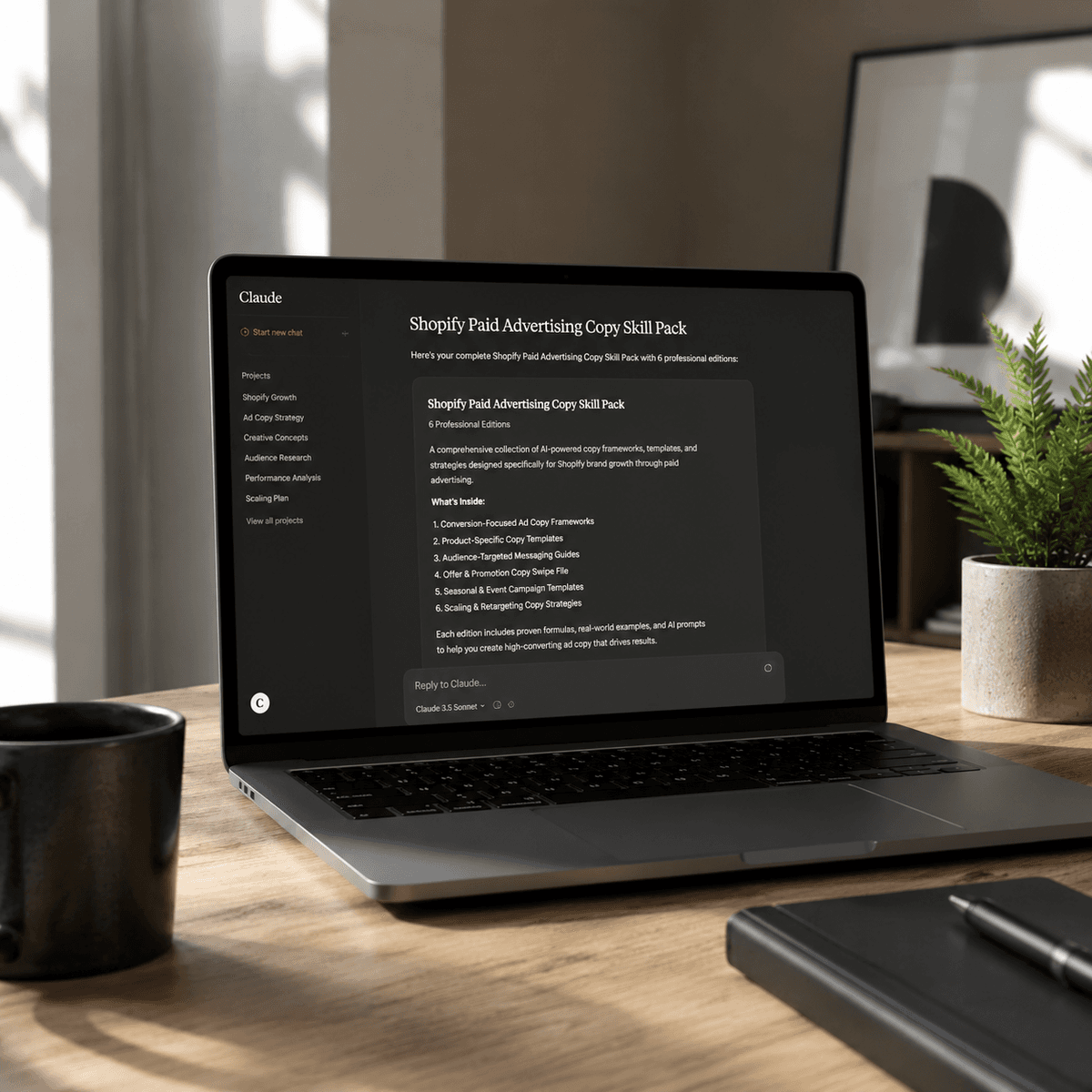 Shopify Paid Advertising Copy Skill Pack — preview