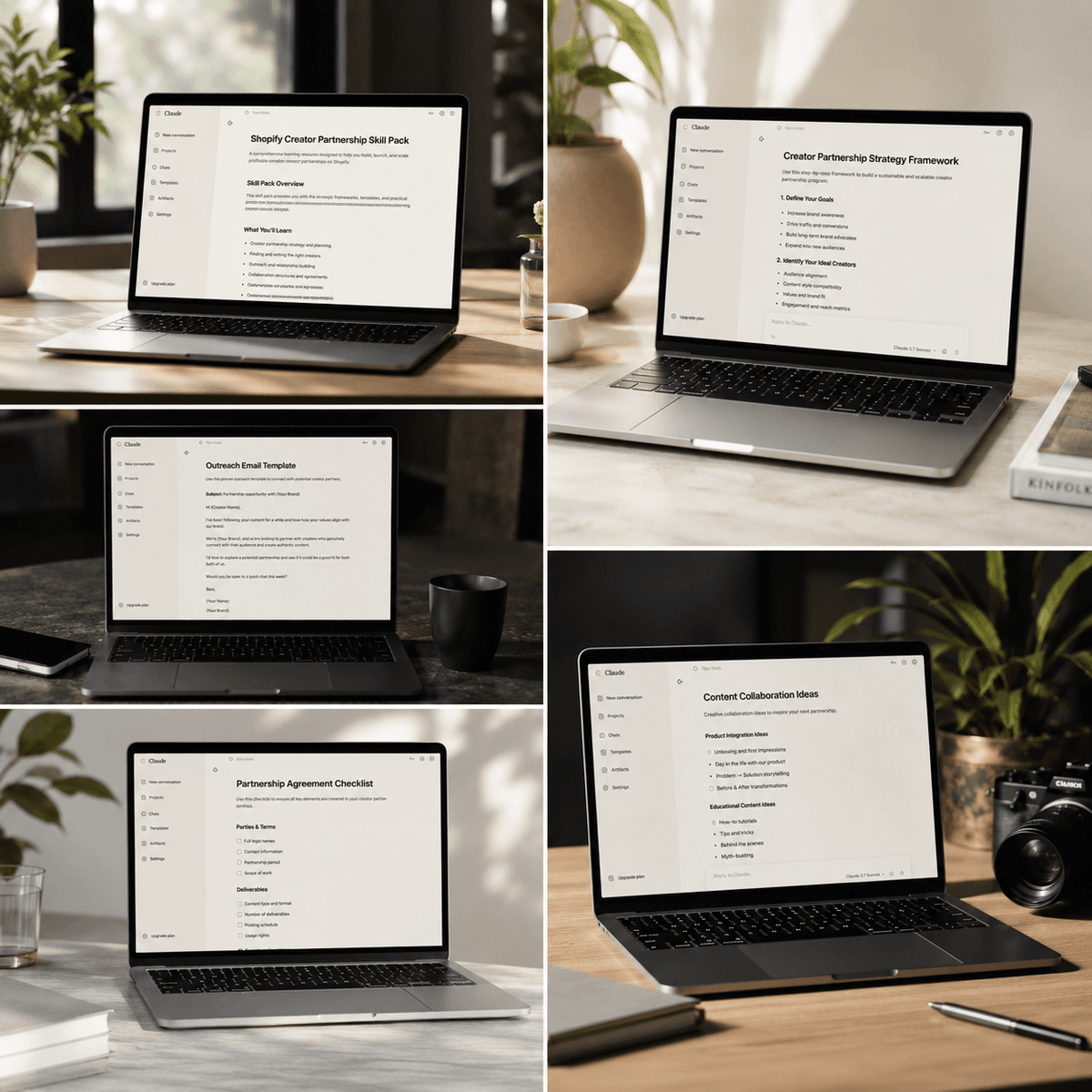 Shopify Creator Partnership Skill Pack — preview